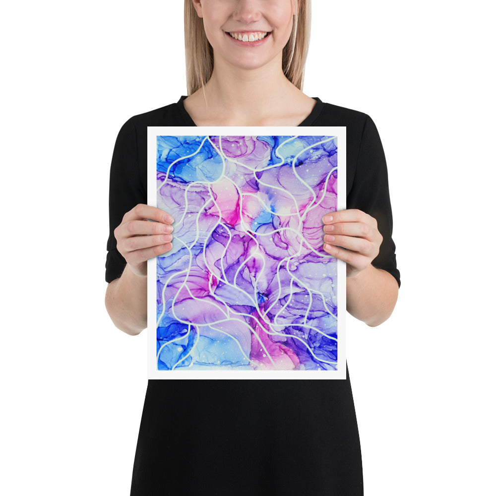 Colorful Abstract Wall Art Print - "Serenity"