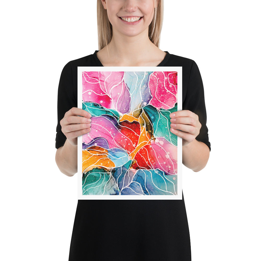 Colorful Abstract Wall Art Print - "New Beginnings"