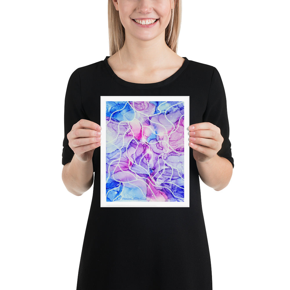 Colorful Abstract Wall Art Print - "Serenity"