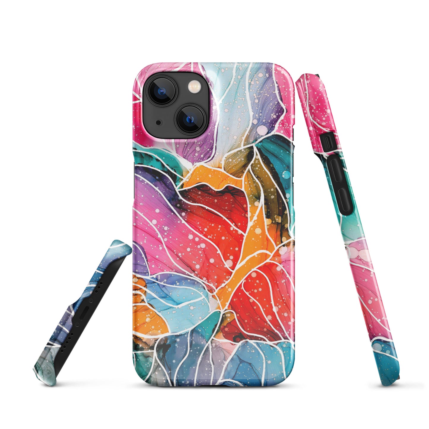 Abstract Art Cell Phone Snap Case for iPhone® - "New Beginnings"