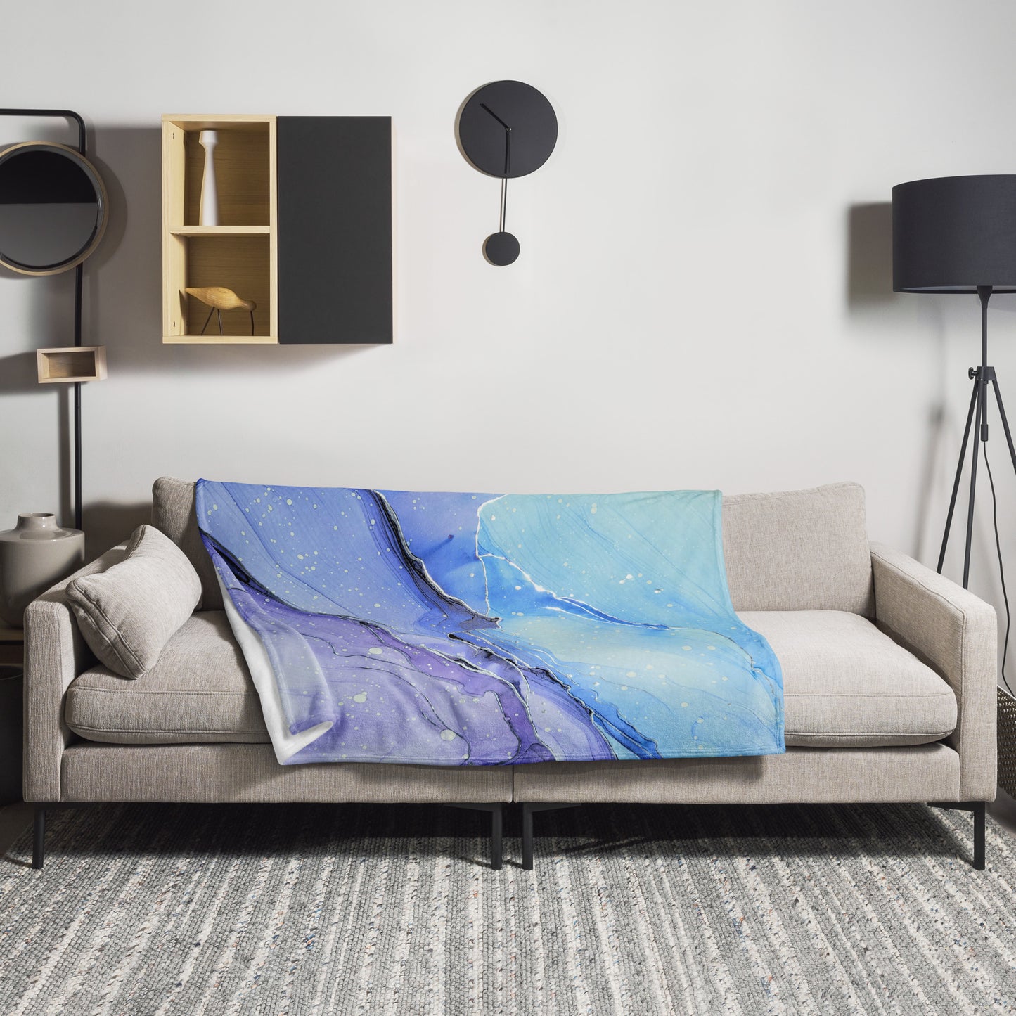 Colorful Throw Blanket - "Daydream"
