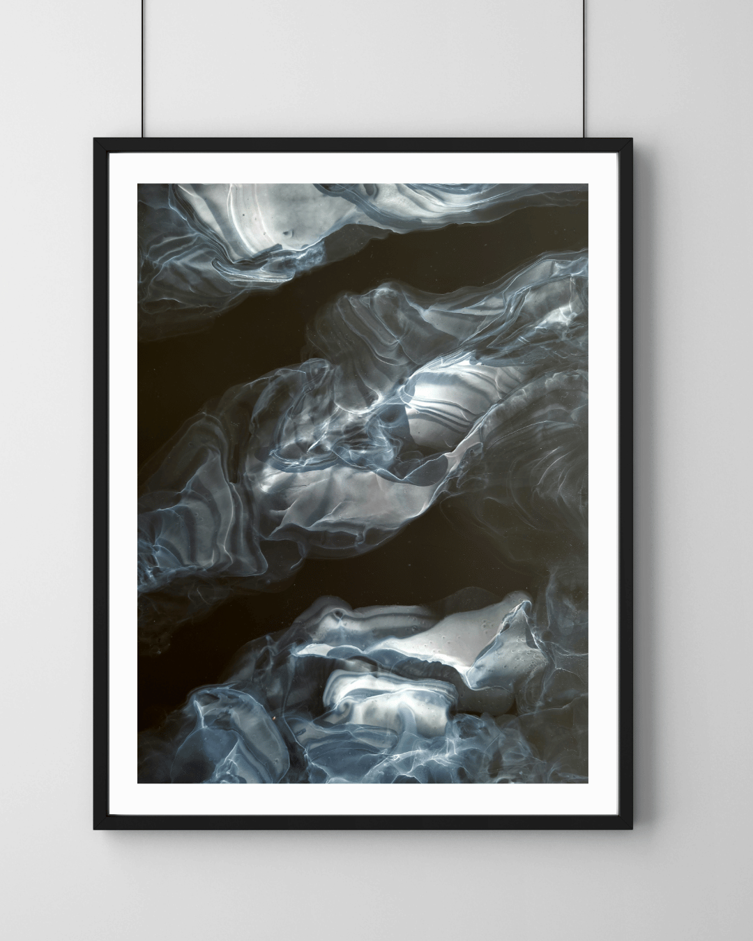 Original Alcohol Ink Abstract Painting | "Abyss" | 9"x12"