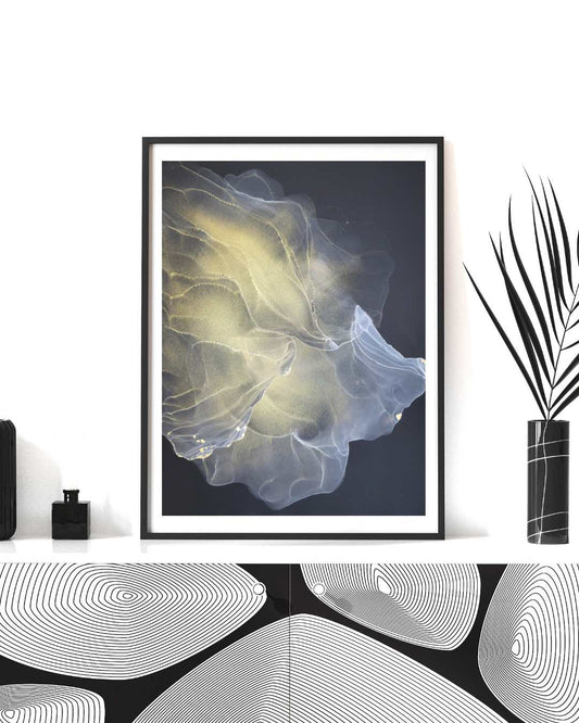 Original Alcohol Ink Abstract Painting | "Ascending" | 9"x12"