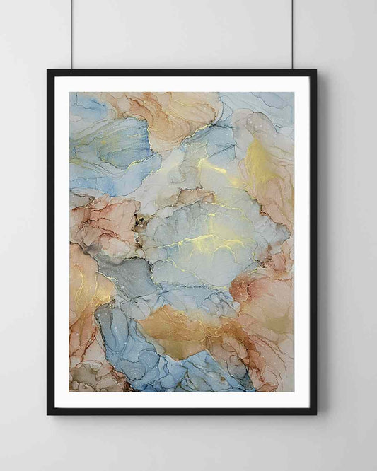 Original Alcohol Ink Abstract Painting | "Imagination" | 18"x24"(SOLD)
