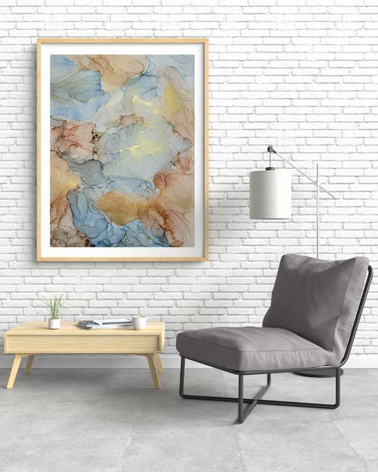 Original Alcohol Ink Abstract Painting | "Imagination" | 18"x24"(SOLD)