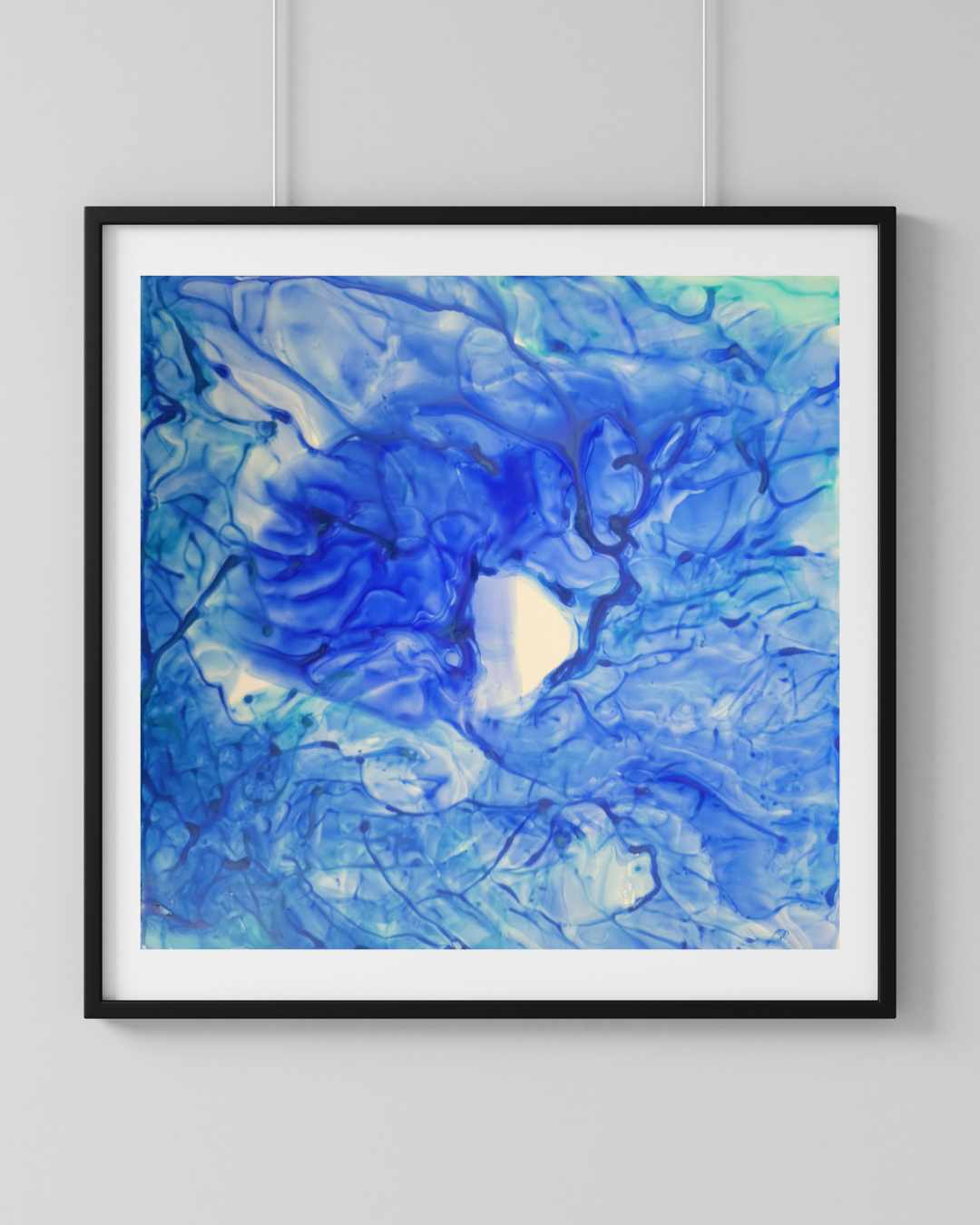 Original Abstract Painting | "Believing Is Seeing " | 12"x12"