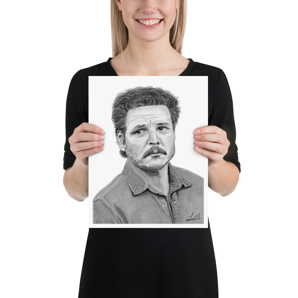 Pedro Pascal Art Print - Pedro Pascal Wall Art For Sale