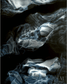 Black and White Abstract Wall Art Print - "Abyss"