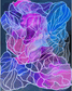 Original Alcohol Ink Abstract Painting | "Flourish" | 16"x20"