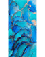 Original Alcohol Ink Abstract Painting | "Over the Sea" | 12"x6"