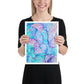 Colorful Abstract Wall Art Print - "Distant Memories"