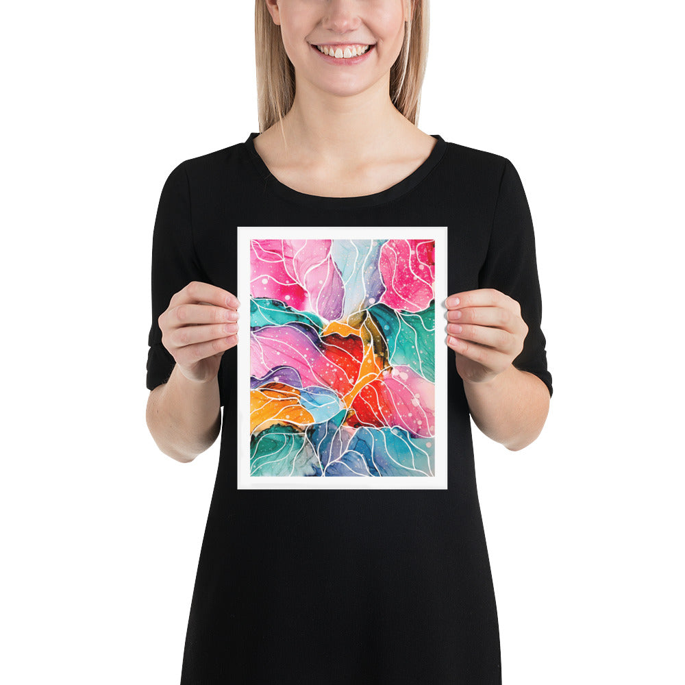 Colorful Abstract Wall Art Print - "New Beginnings"