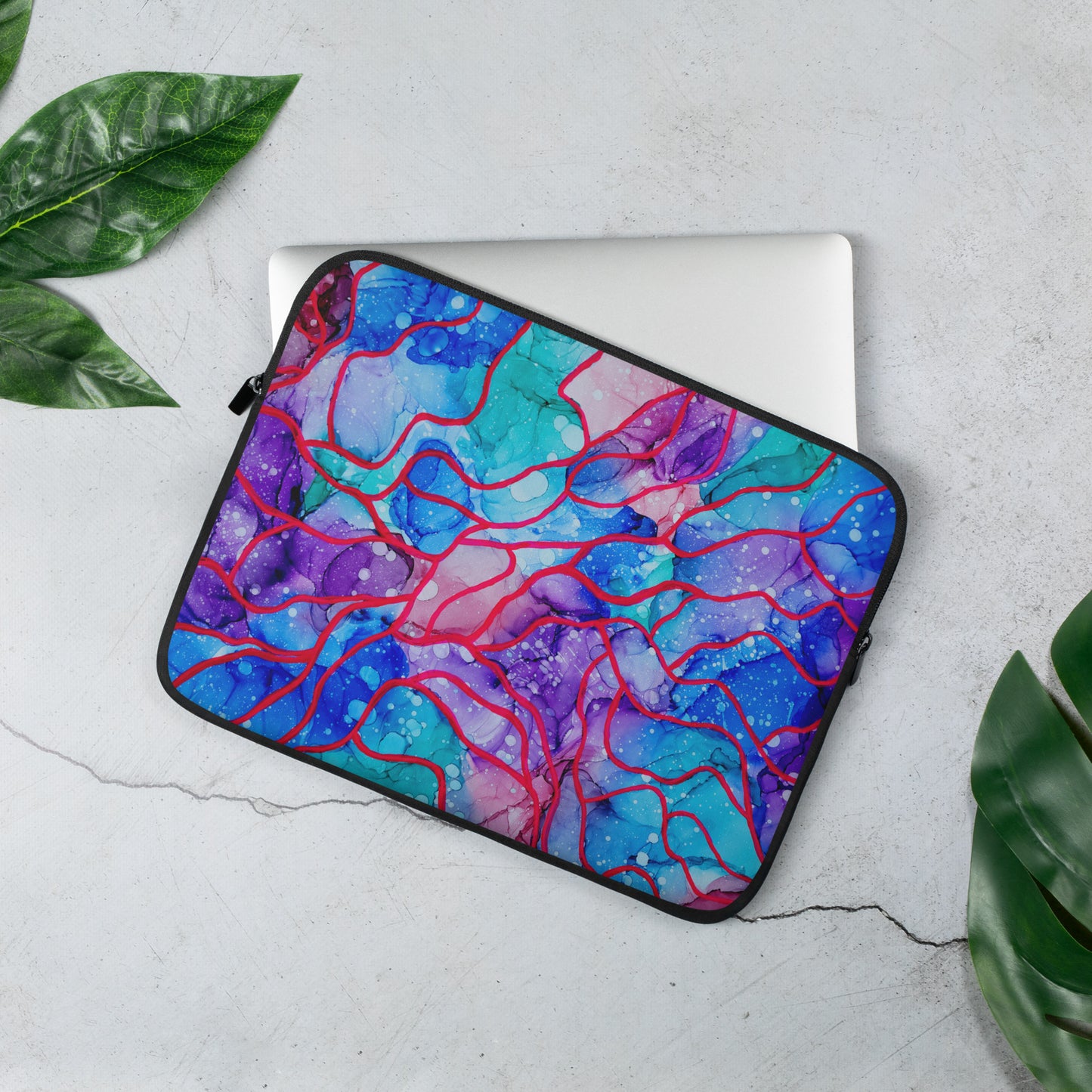 Abstract Art Laptop Sleeve - "A New Song"