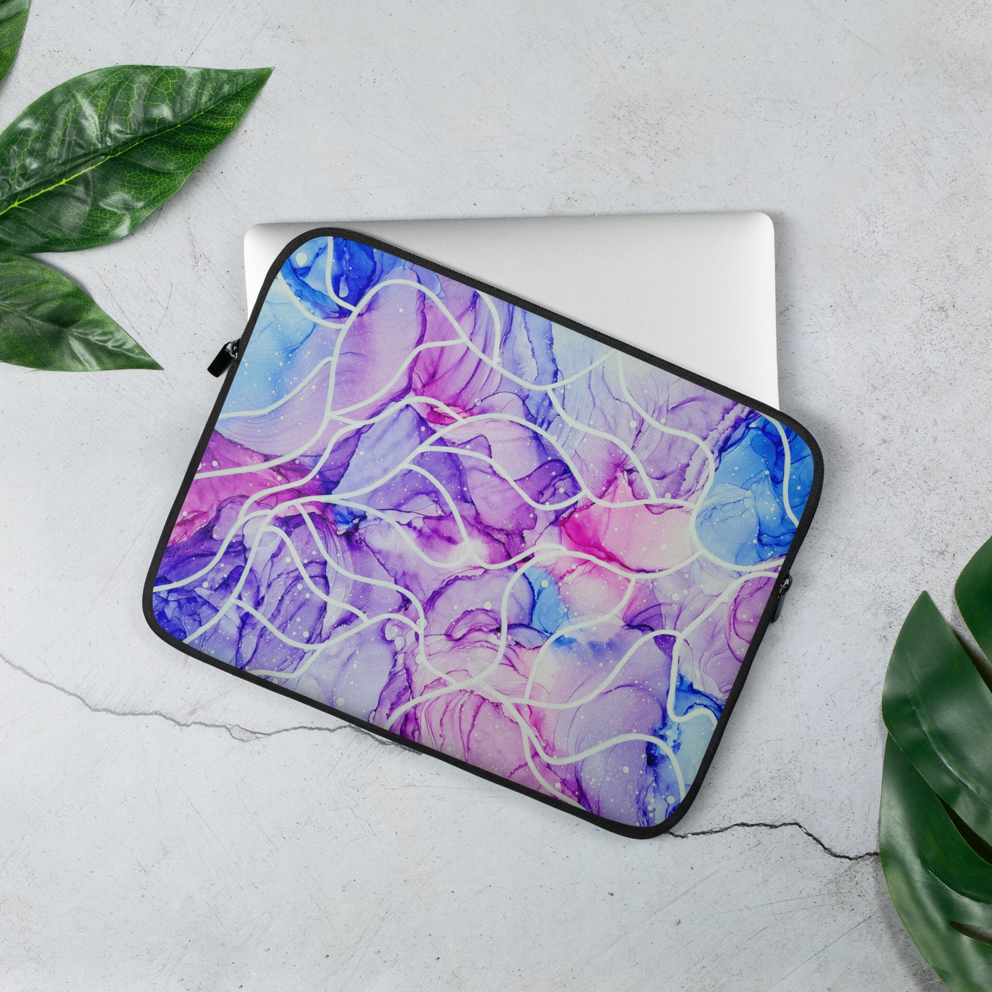 Abstract Art Laptop Sleeve - "Serenity"