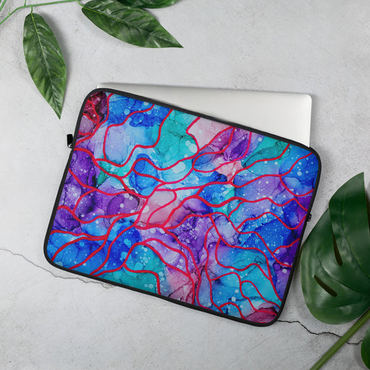 Abstract Art Laptop Sleeve - "A New Song"