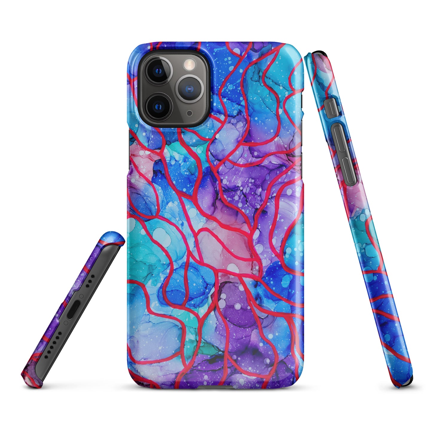 Abstract Art Cell Phone Snap Case for iPhone® - "A New Song"