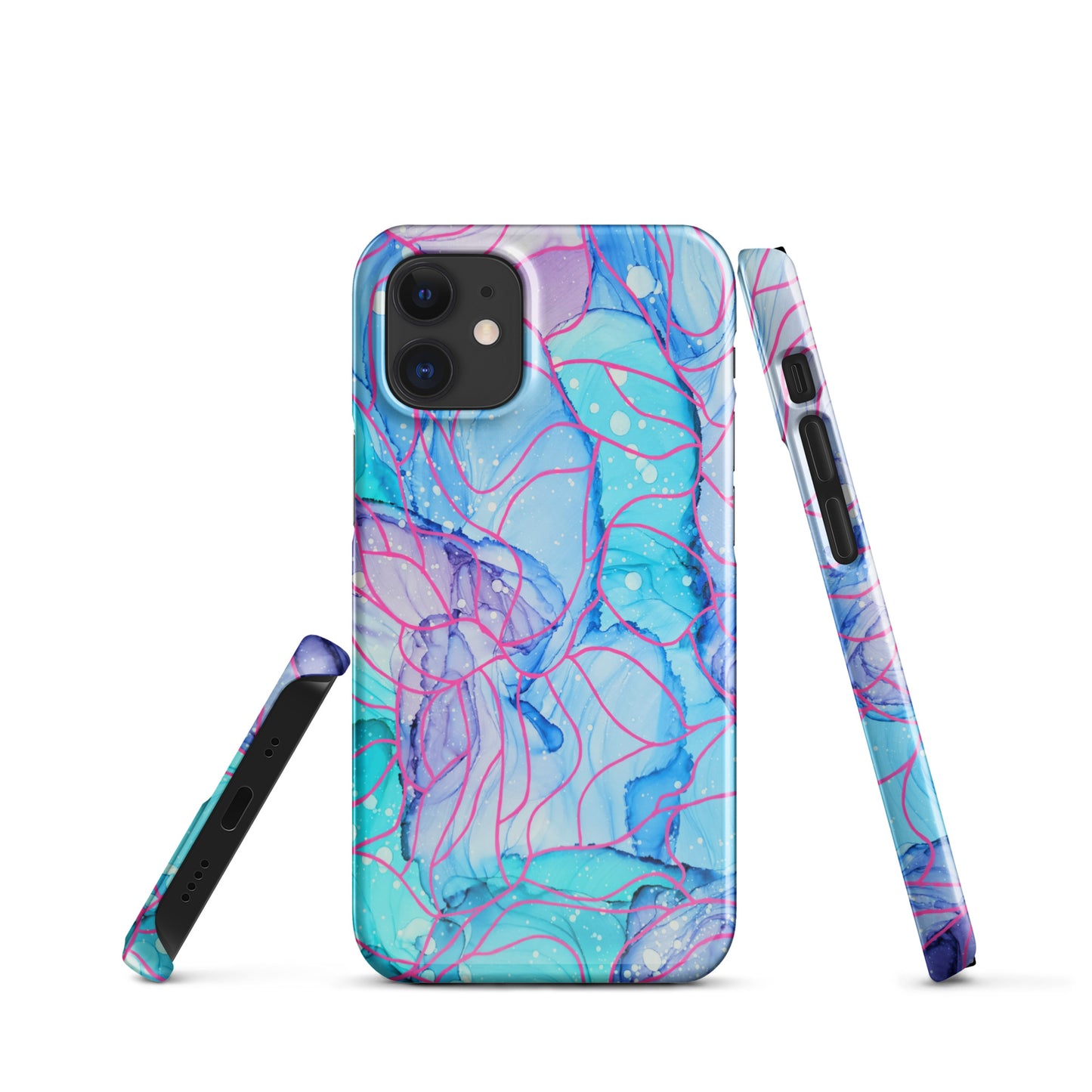 Abstract Art Cell Phone Snap Case for iPhone® - "Distant Memories"