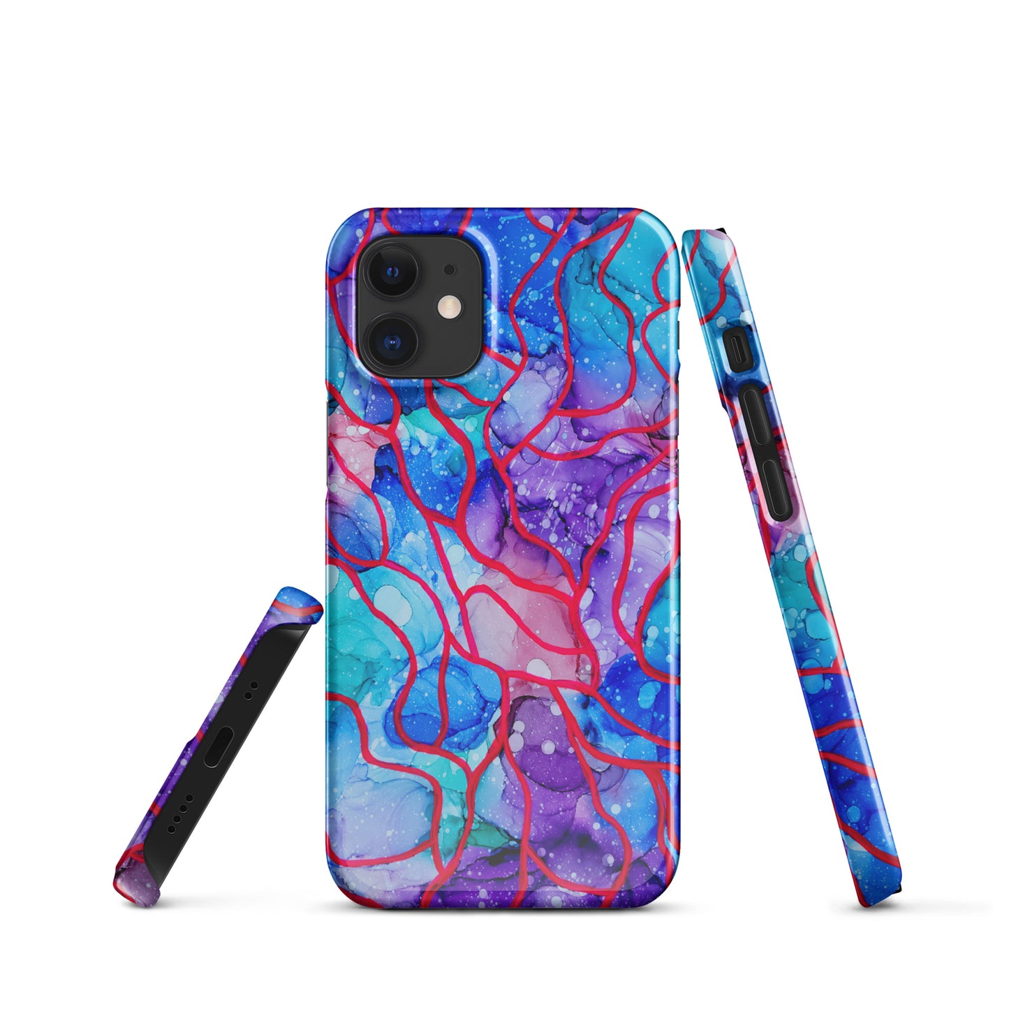 Abstract Art Cell Phone Snap Case for iPhone® - "A New Song"