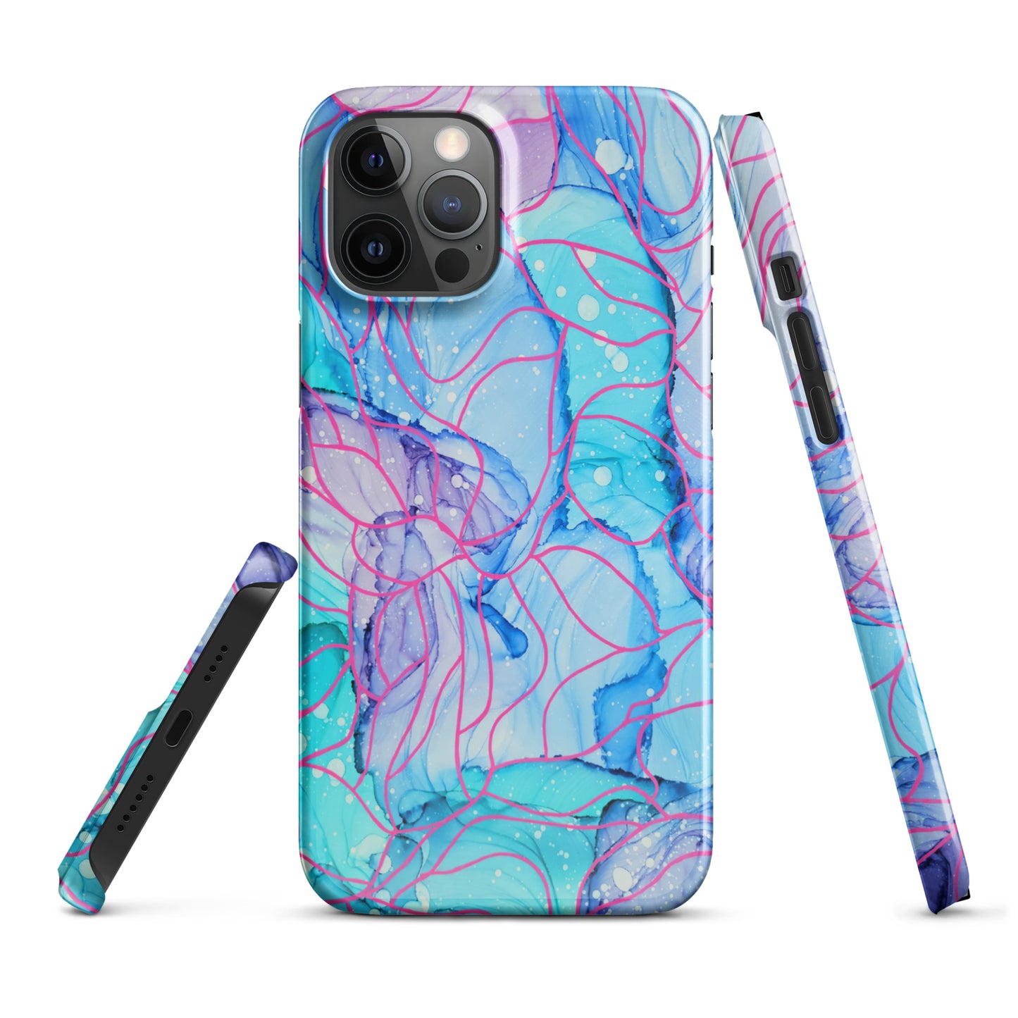 Abstract Art Cell Phone Snap Case for iPhone® - "Distant Memories"