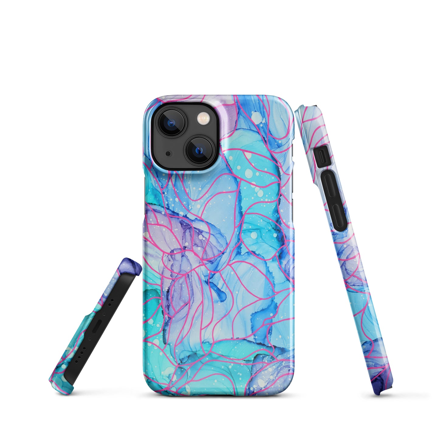 Abstract Art Cell Phone Snap Case for iPhone® - "Distant Memories"