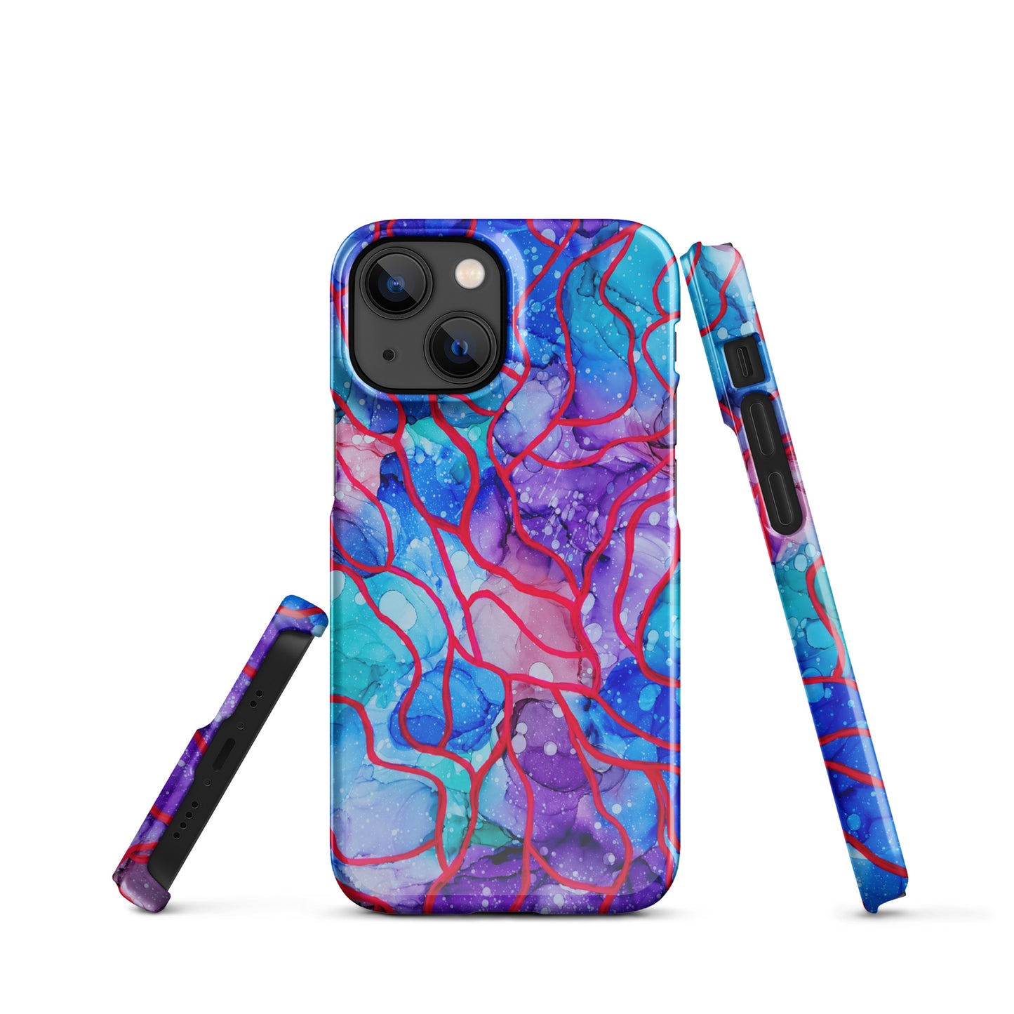 Abstract Art Cell Phone Snap Case for iPhone® - "A New Song"