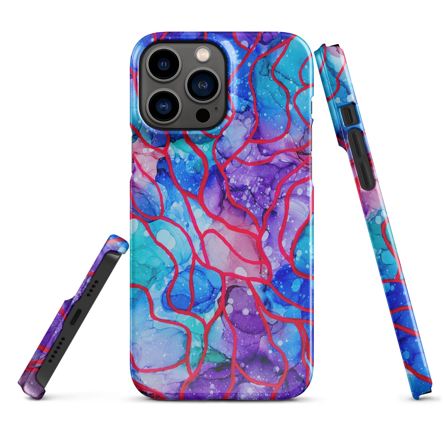 Abstract Art Cell Phone Snap Case for iPhone® - "A New Song"