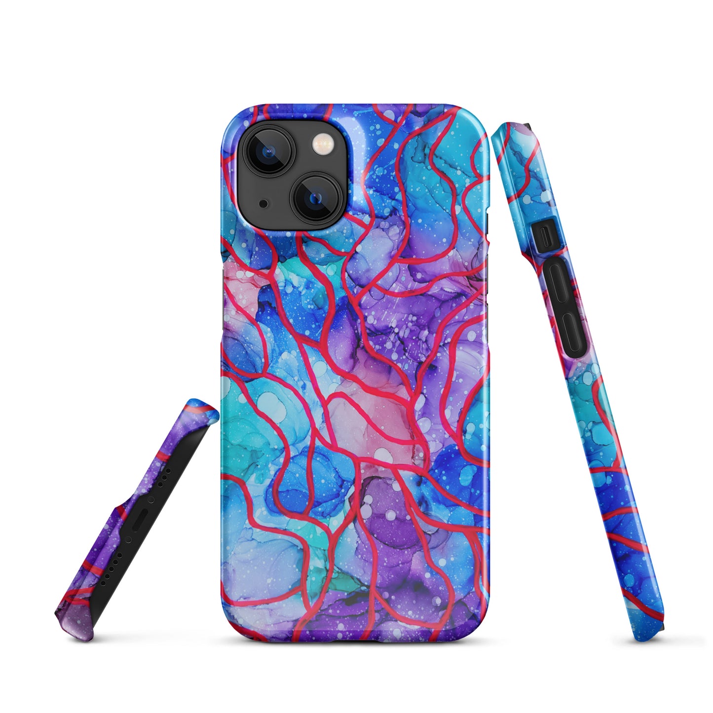 Abstract Art Cell Phone Snap Case for iPhone® - "A New Song"