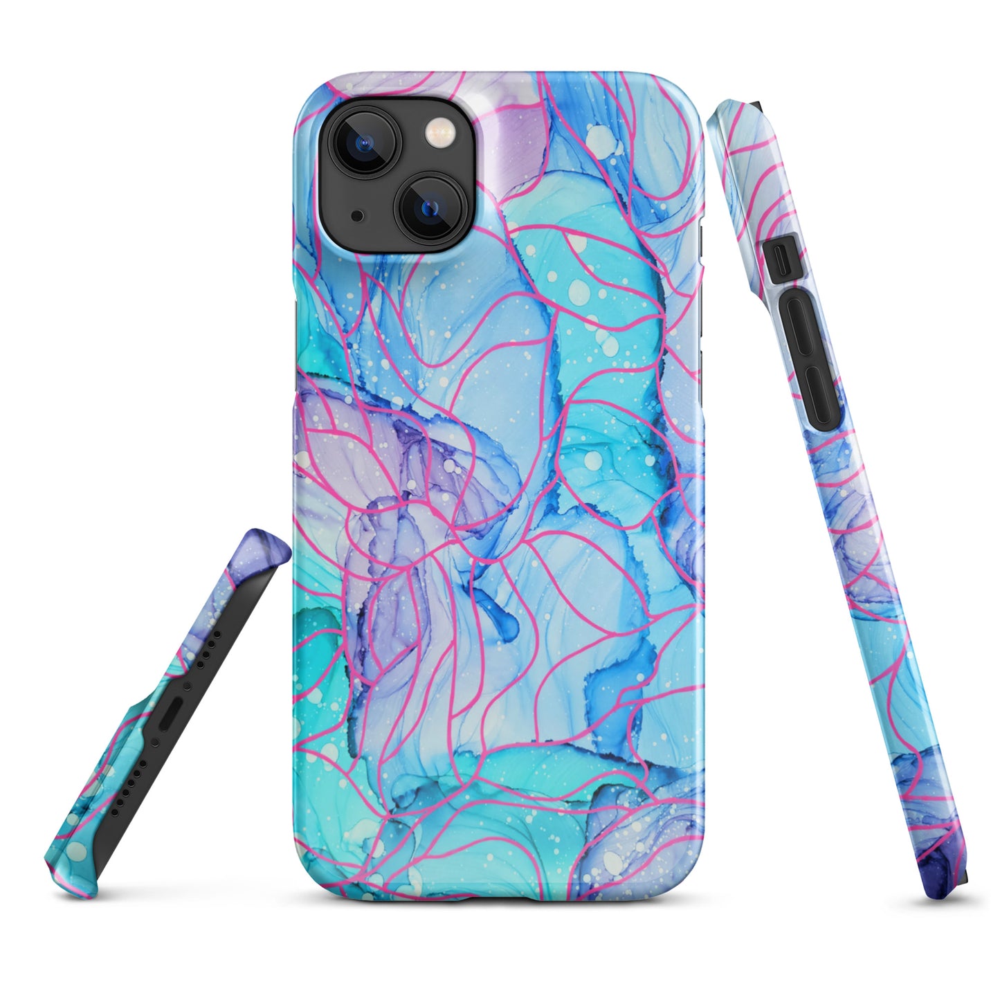 Abstract Art Cell Phone Snap Case for iPhone® - "Distant Memories"