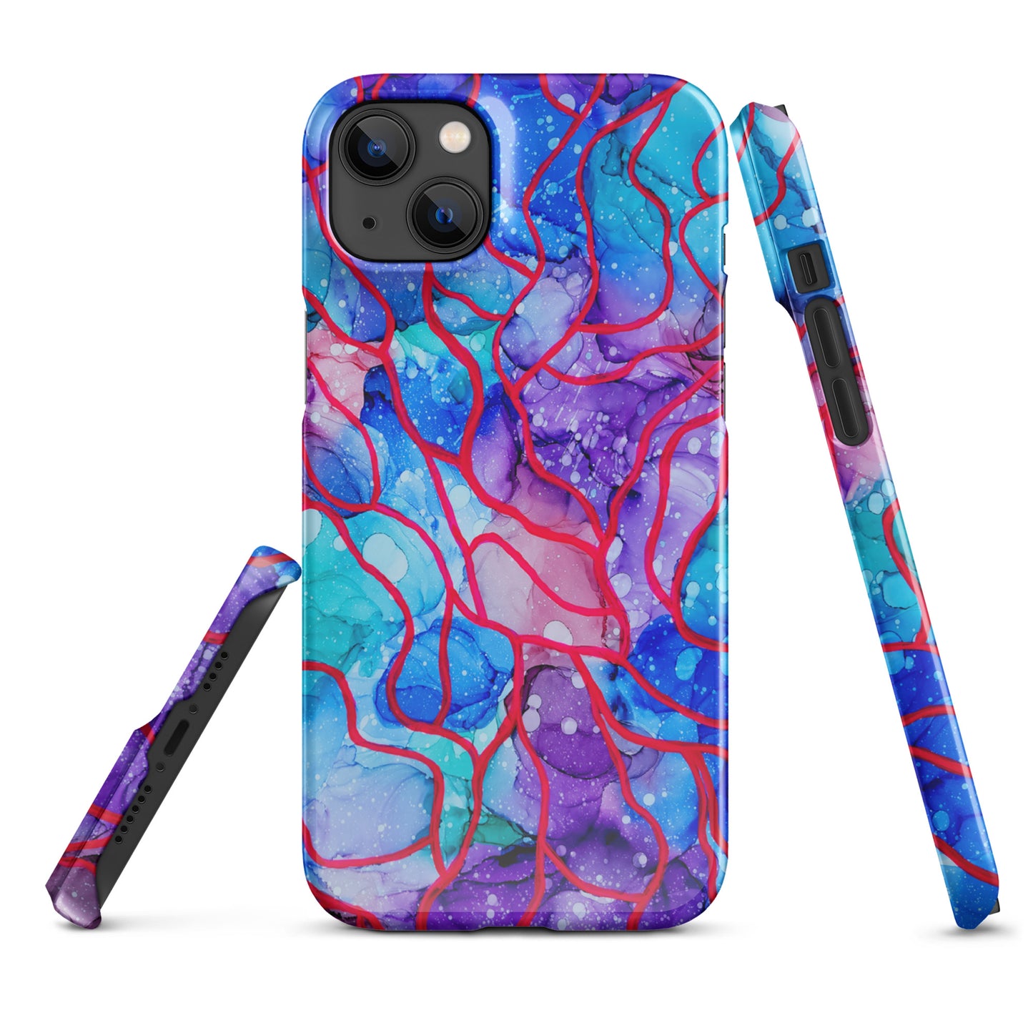 Abstract Art Cell Phone Snap Case for iPhone® - "A New Song"