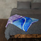 Colorful Throw Blanket - "Serenity"