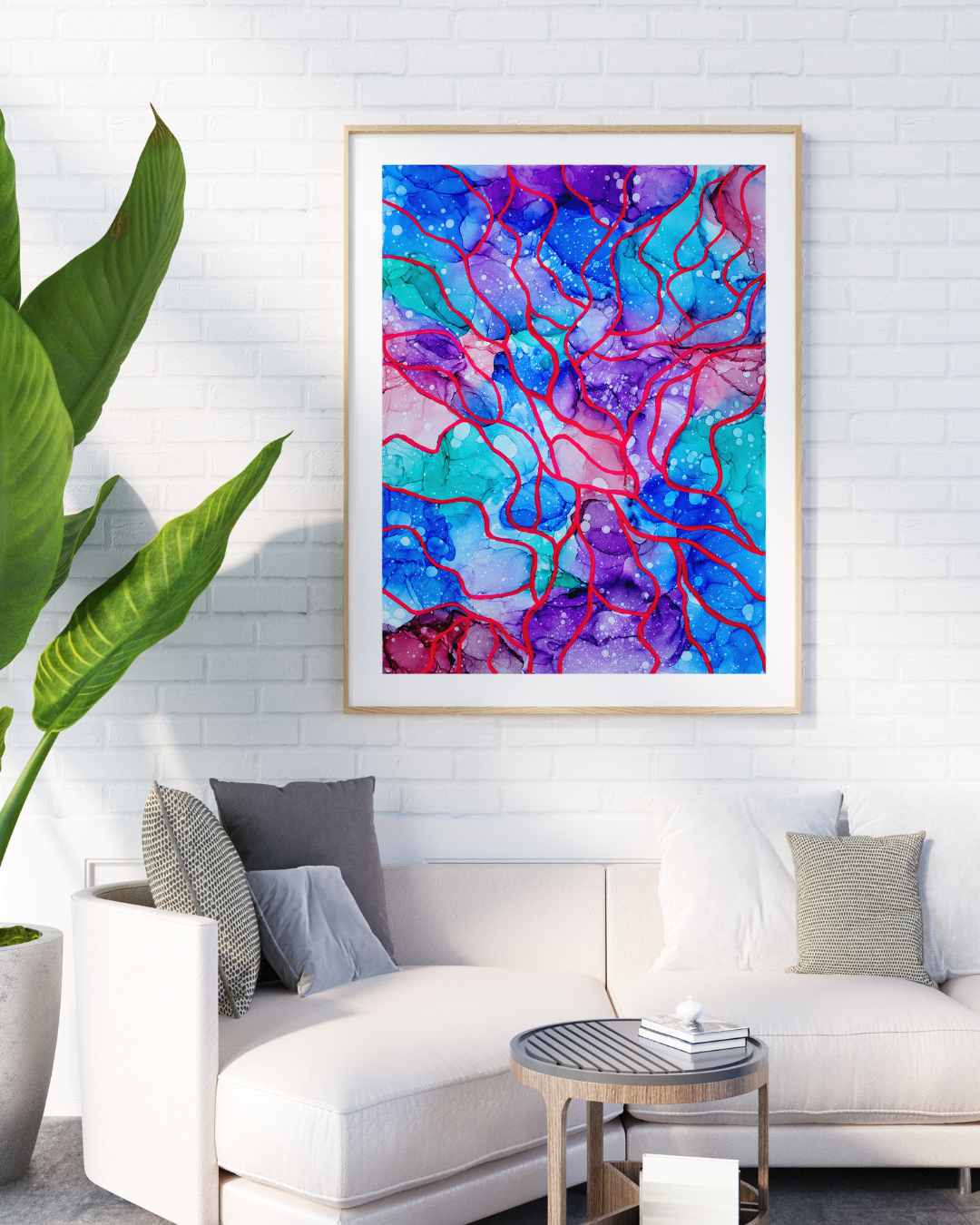 Original Alcohol Ink Abstract Painting | "A New Song" | 18"x24"