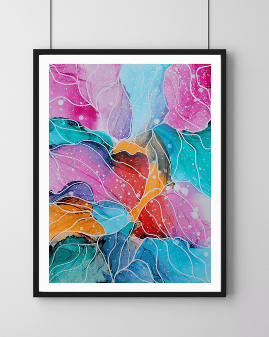 Original Alcohol Ink Abstract Painting | "New Beginnings" | 9"x12" (SOLD)